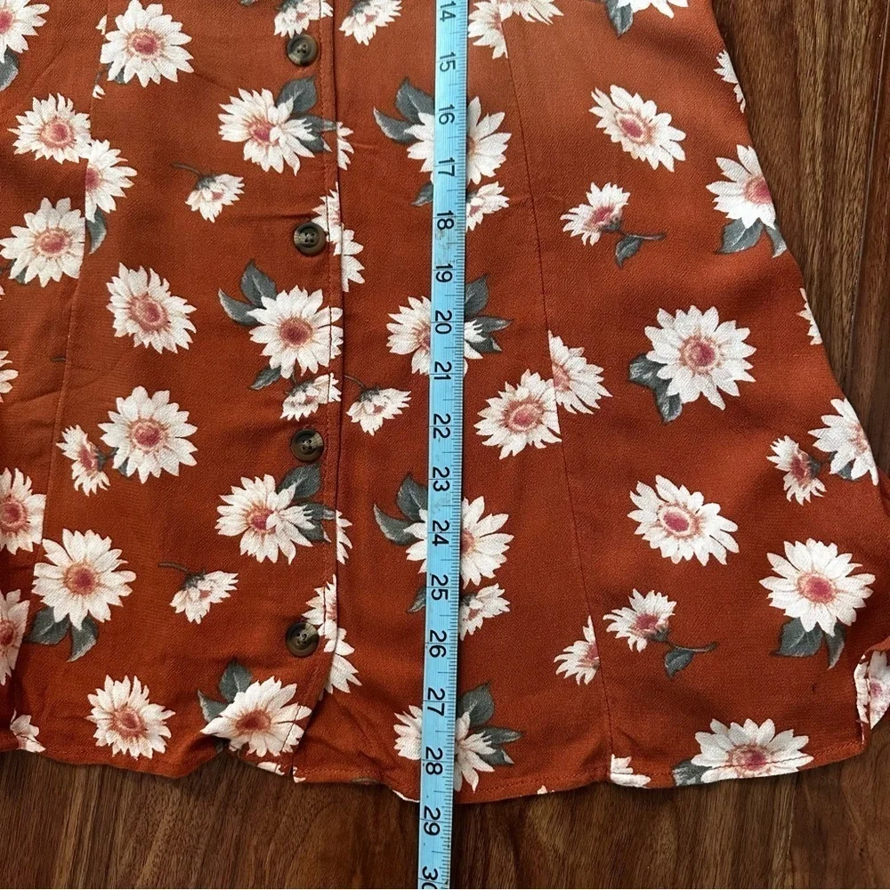 American Eagle Outfitters Women’s Daisy Floral Print Mini Dress Sz S - Picture 11 of 11